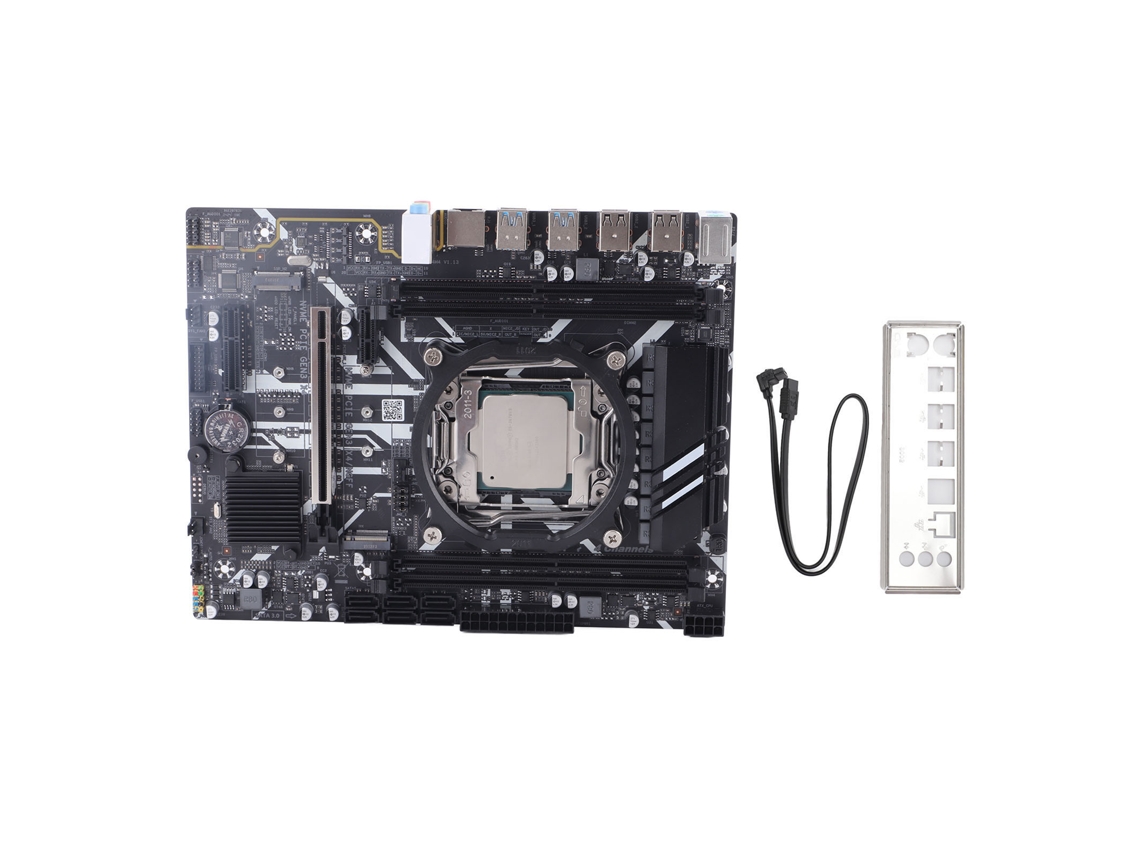 Conjunto De Placa-mãe Cpu X99 Ddr4 Computador Desktop Placa-mãe Pc E5 2670v3