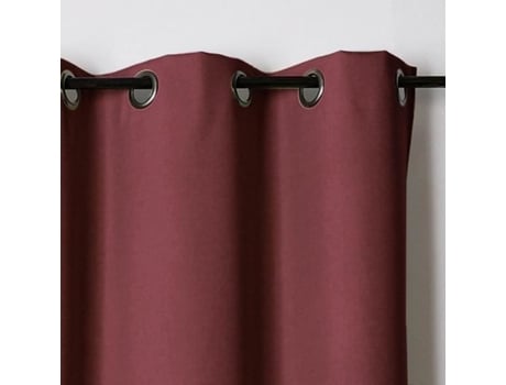 Cortina Blackout 140 X H240 Cm Oxford Bordeaux EMINZA