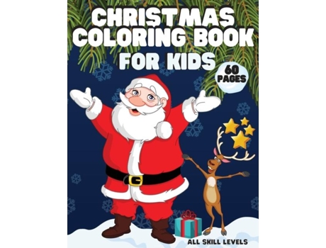 Livro Christmas Coloring Book For Kids De Kid District Press (inglês)