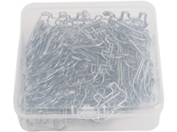 Conjunto De 100-clips Papel Em Aço Inoxidável Com Formato Elefante E Caixa Organizadora Marcadores Fotos Prateado