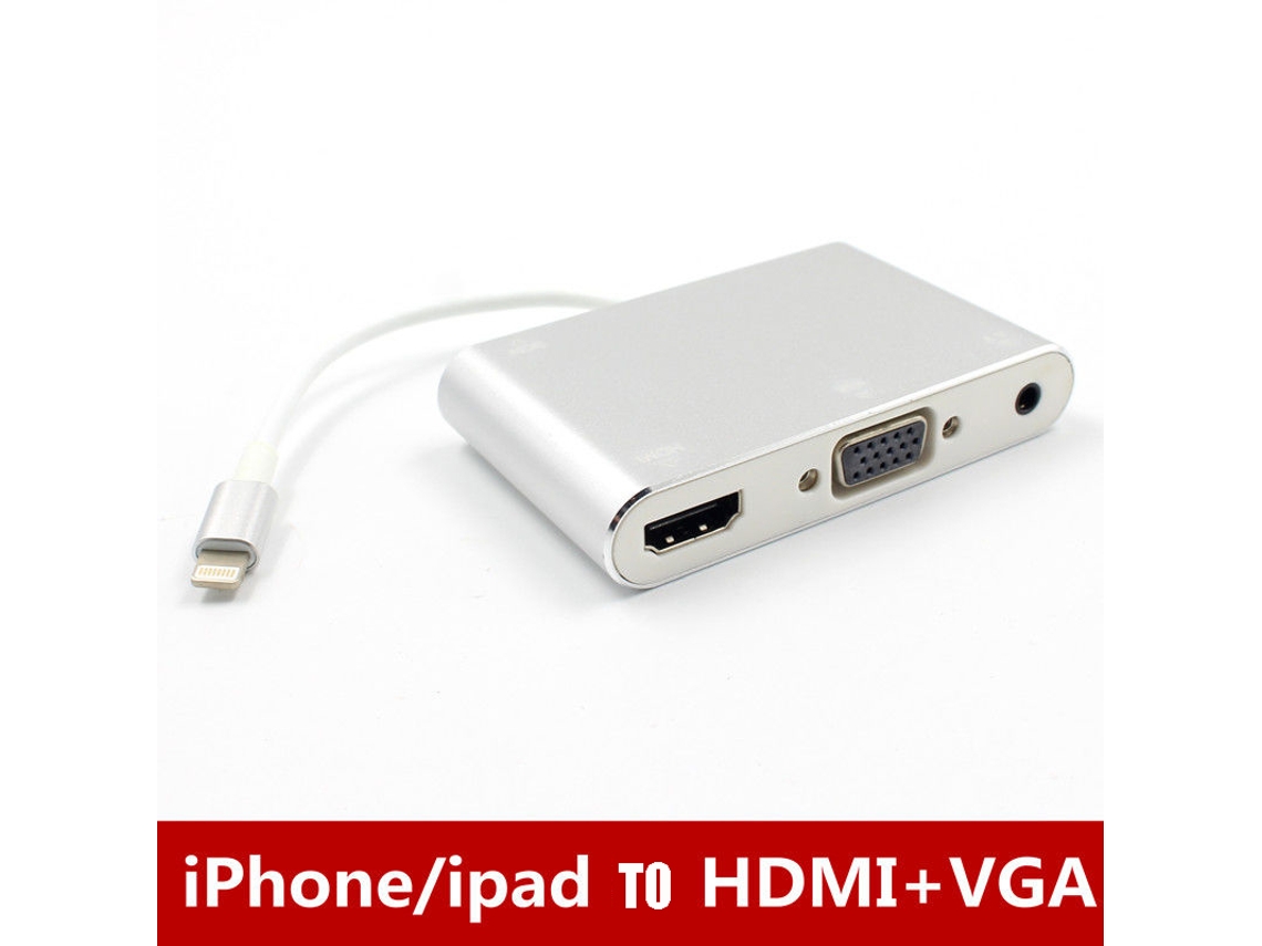 Adaptador Lightning para Hdmi / Vga com Audio 