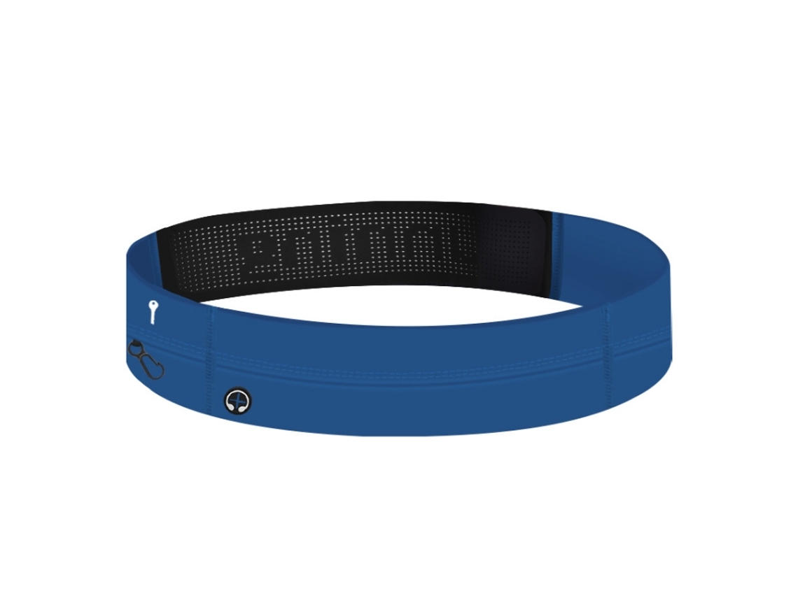 Cinto de corrida invisível Slowmoose para celulares e maratonas ao ar livre, azul marinho