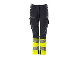 Calças Grandes Com Bolsos Para Joelheiras Accelerate Safe 19178 Preto 54 / 30 MASCOT