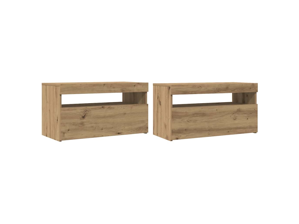 Tv Cabinet, Tv Cabinets Vidaxl Marrom Madeira Processada (n/a)