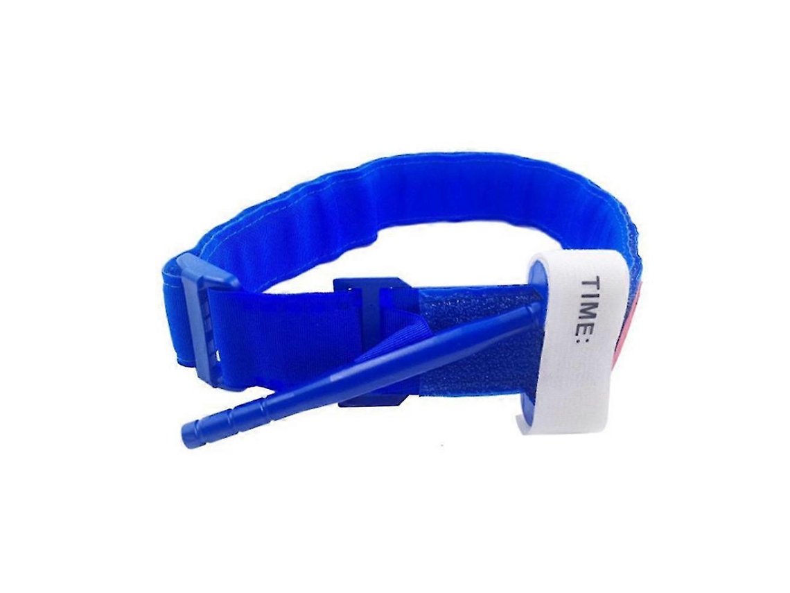 Pacote Com 2 Torniquetes Médicos, Kit De Primeiros Socorros Táticos, Torniquete, Cinta De Emergência Azul Aquaforge