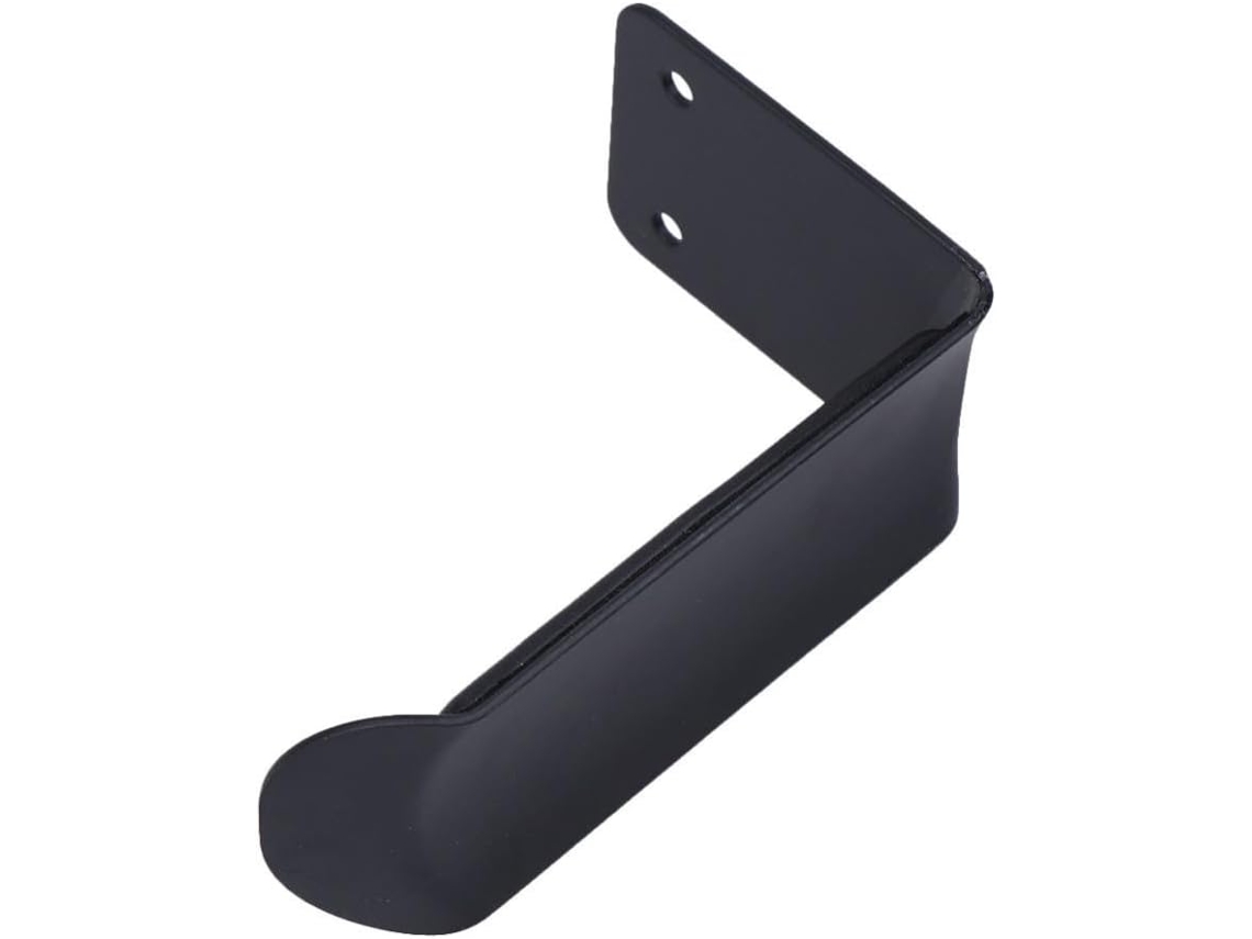 Suporte Criativo Para Fones De Ouvido Zerodeko Em Couro Pu E Metal Preto, Prático E Fácil De Fixar Embaixo Da Mesa Para