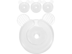 Conjunto De 4 Prendedores Ajustáveis Para Cama, Em Plástico Branco Mantêm Os Lençóis No Lugar E Protegem O Tecido