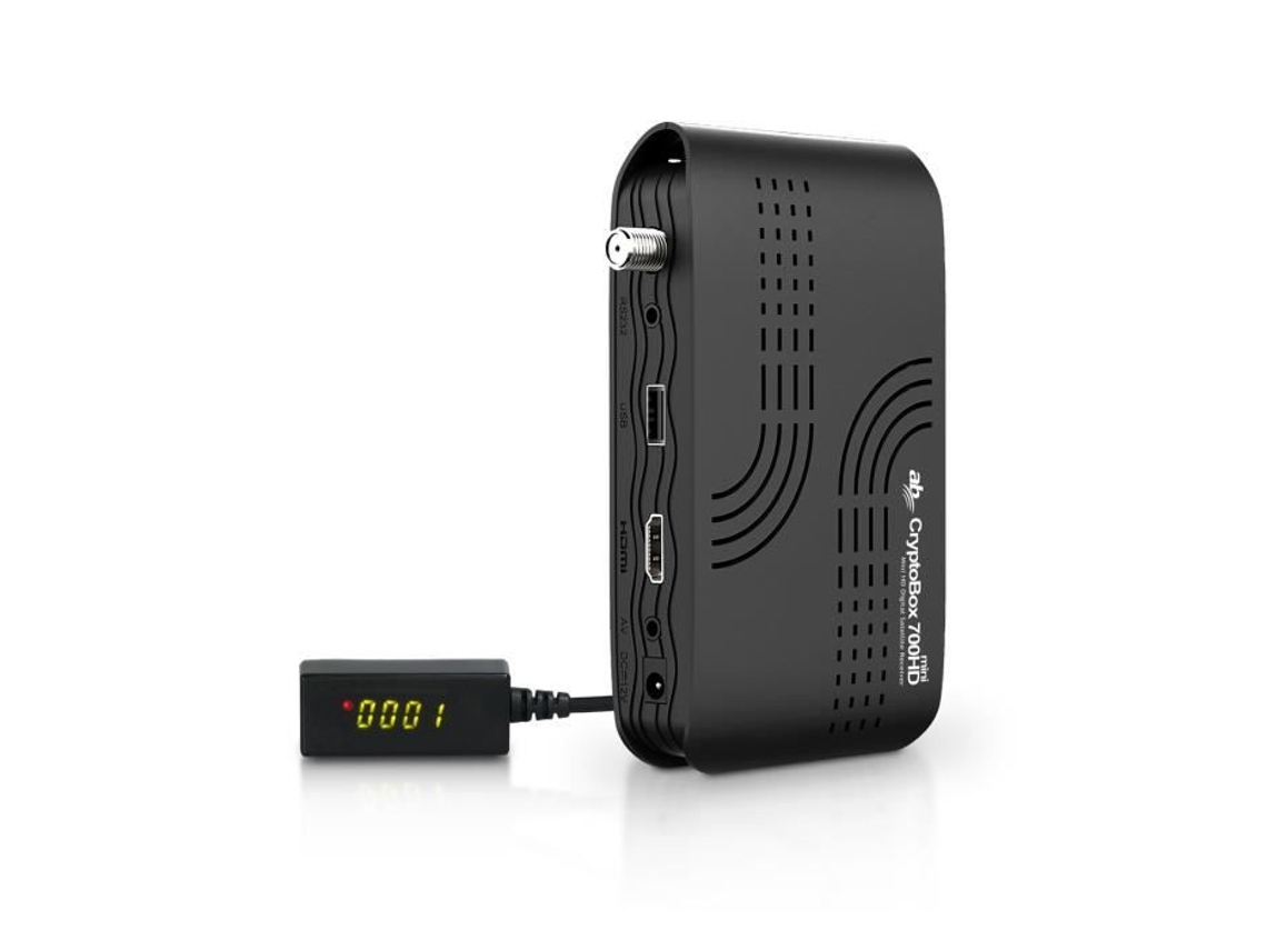 Receptor De Satélite Ab Cryptobox 700hd Full Hd 1080p H.265 Hevc Mini Design