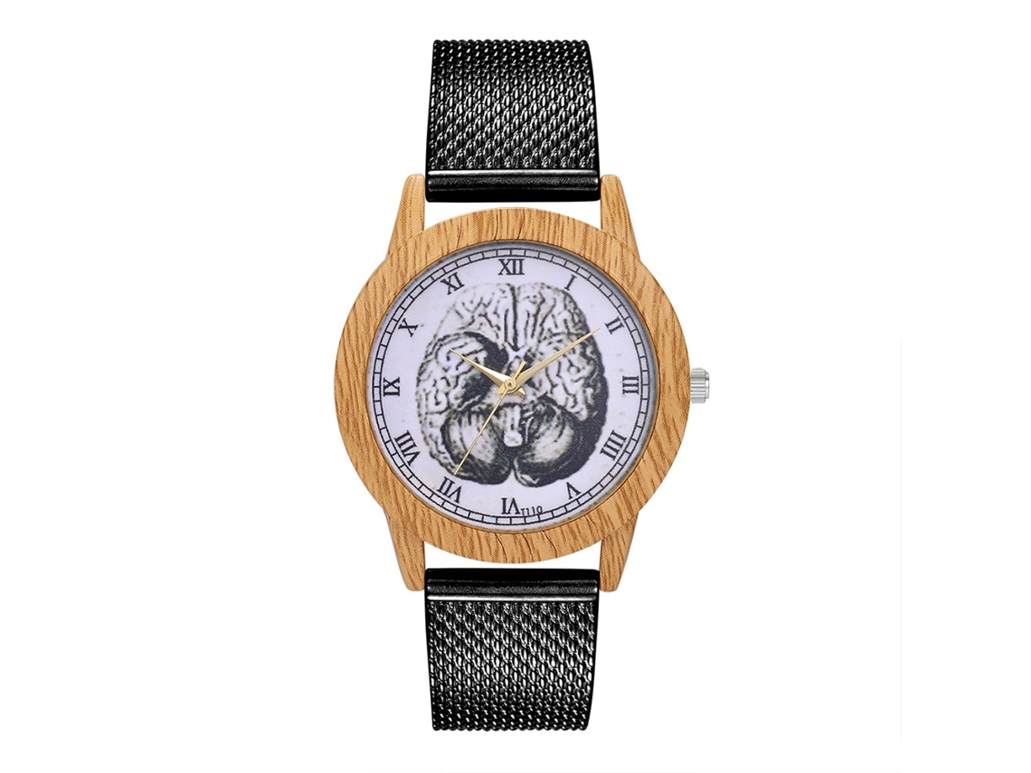Reloj De Cuarzo Con Correa De Silicona Unisex, Dial Redondo, Casual, Moda (negro)