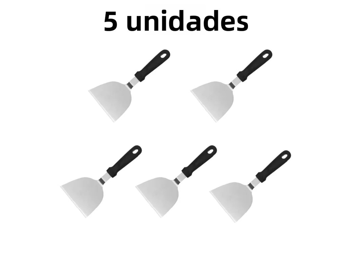 Grelha e Pá MDUG em Aço Inoxidável, tipo B, 5 peças