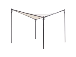 Pérgula De Jardim Aventine Metal 300 Cm 300 Cm Creme