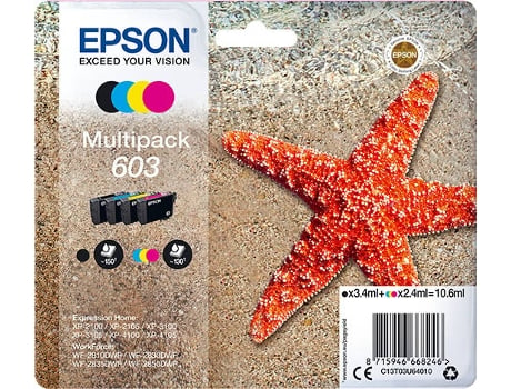 Pack Tinteiros EPSON 603 Cores