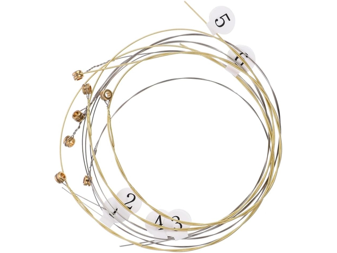 Conjunto Completo De 16 Cordas De Aço Para Lira