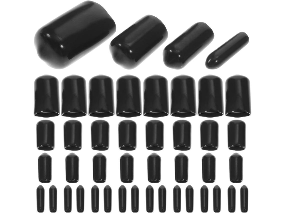 Tampas De Borracha Protetoras Yardenfun Para Parafusos E Roscas, Conjunto De 160 Peças Em Quatro Tamanhos Ø3mm, Ø6mm