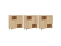 Sideboard, Sideboards Vidaxl Marrom Madeira Processada (n/a)