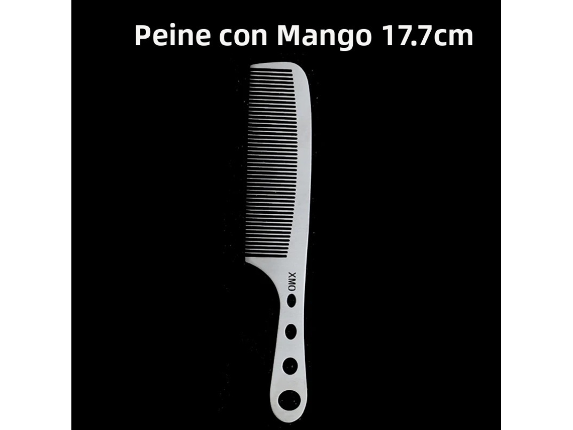 (versão Portátil, 17,7 Cm) 1 Pente De Aço Titânio, Pente Profissional Para Penteados De Salão, Escova De Cabelo Antiestática