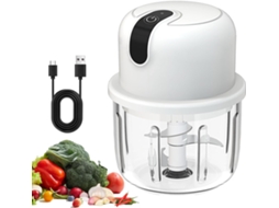 Cortador Eletrico Cebolas 350ml Usb, Pequeno, para Cozinha e Carne ZYBLSSBB