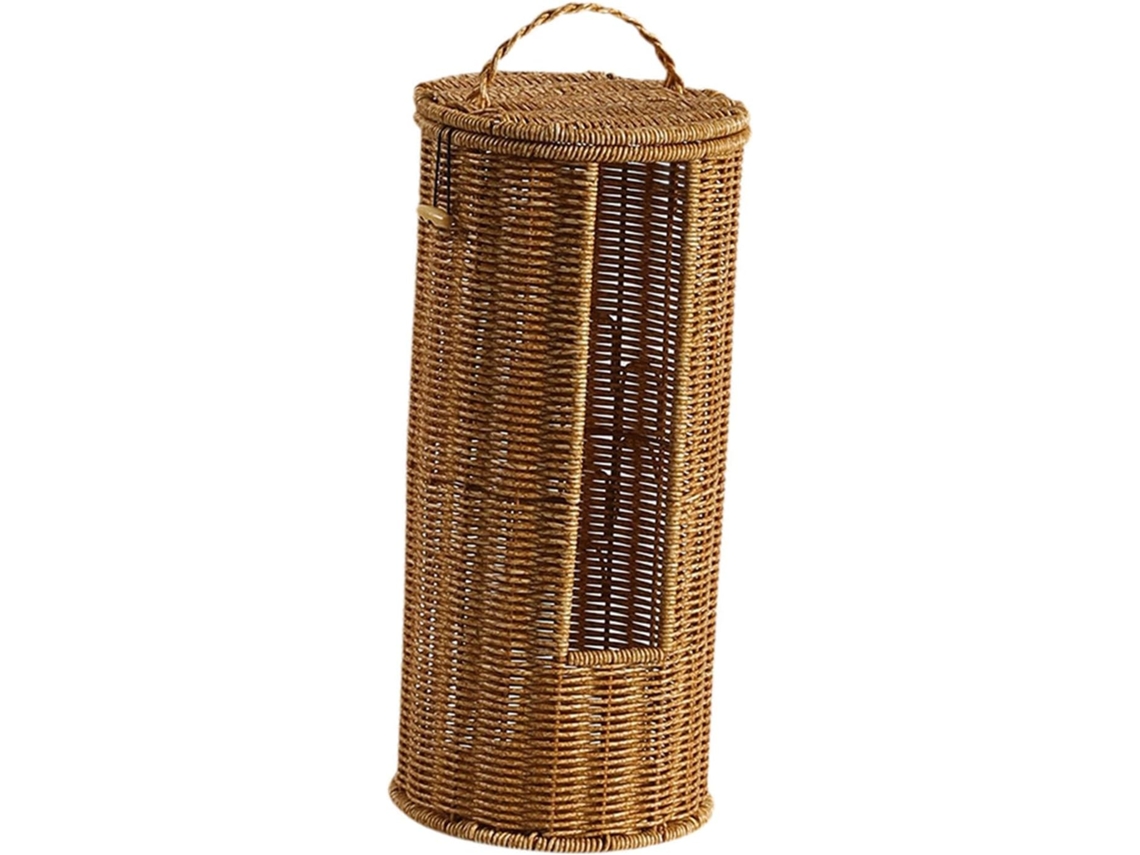 Cesto Para Papel Higiênico Baoblaze, Feito De Pp, 17, 5x 38, 1cm, Impermeável, Para Banheiro, Multiuso, Acessório Leve