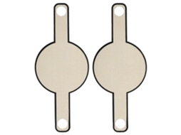 2 Assadeiras de Fibra de Vidro com Cabos Longos para Pães e Bolos, Resistentes ao Calor e Antiaderentes, 52x20cm, Marrom