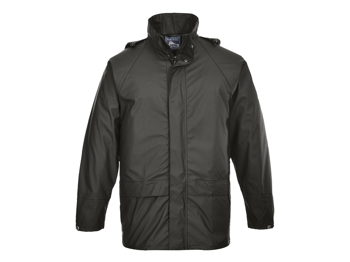 Capa De Chuva Clássica Sealtex Proteção E Conforto / Preto / M Portwest