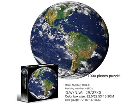 Quebra-Cabeças Terra 0609-C 1000 Peças (Idade Mínima: 15 anos)
