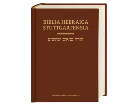 Livro Biblia Hebraica Stuttgartensia Cartoné Estánd de Adrian Schenker (Francês - Capa Dura)
