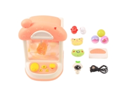 Ats máquina de Garra Mini Eléctrica Juego Arcade Niños Juguete Capturar Muñecos Con Luz Respiratsoria