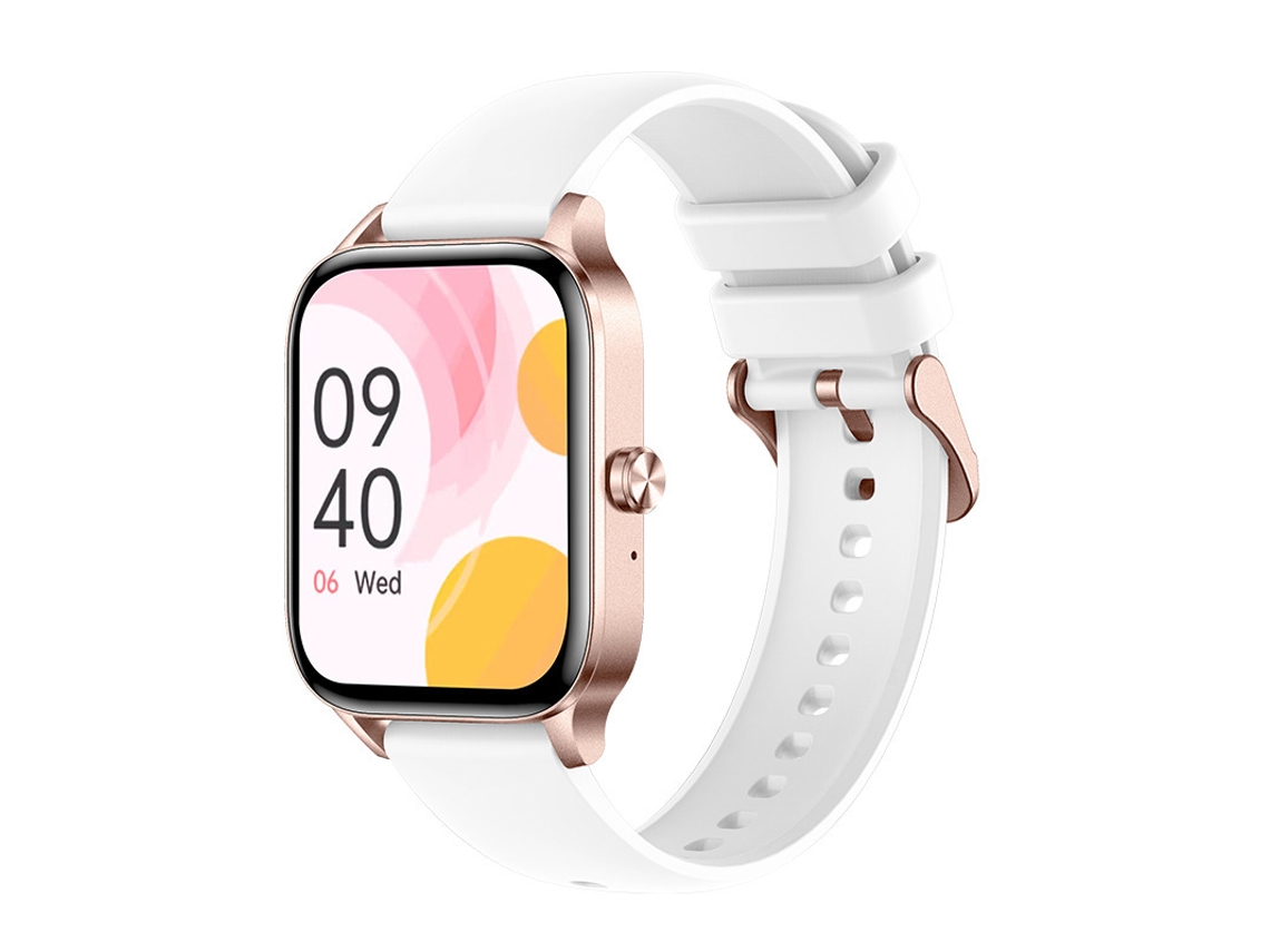 Smartwatch Yizhood I126 1.85 Inch Chamada Bluetooth Ip68 Monitorização Da Saúde À Prova De Água (android E Ios Branco)