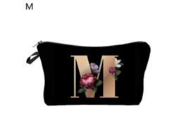 Nécessaire Feminina Multifuncional E Delicada Com Estampa Digital 3d De Letras E Flores, Ideal Para Lápis, Perfeita Para 2025. Hengjian