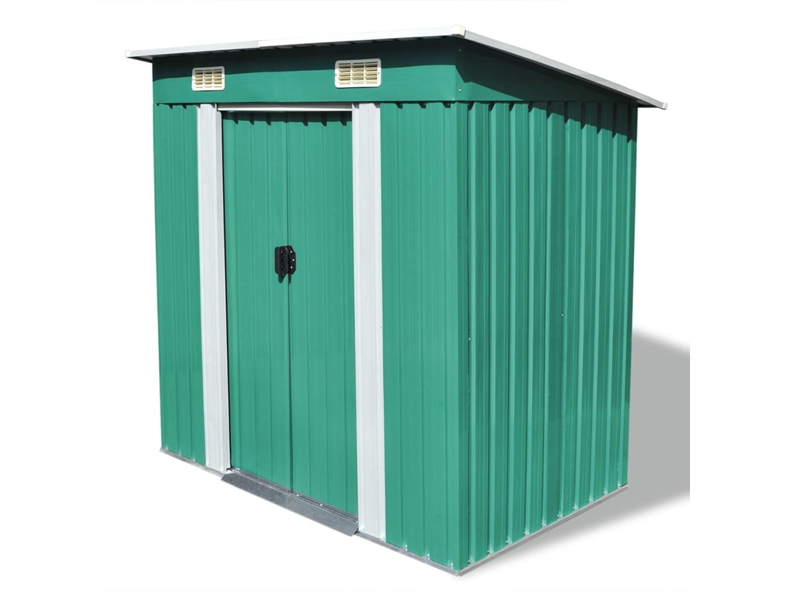 Garden Shed, Garden Sheds Vidaxl Verde Aço (n/a)