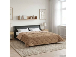 Vidaxl Edredom De Inverno 220 X 260 Cm Inverno Cinzento-acastanhado