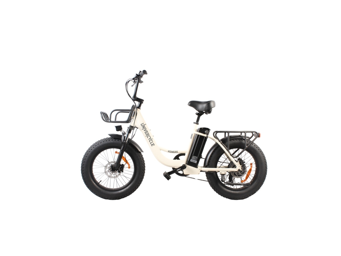 Univercycle B5 Bicicletas Eléctricas Motor 250w Bateria 48v13ah 20 Polegadas Pneus Travão a Disco Hidráulico Branco PVY