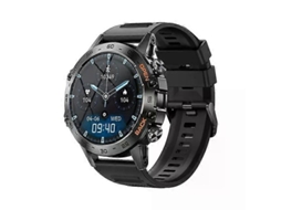 Relógio inteligente esportivo de aço de 1,39 polegadas com rastreador de fitness Bluetooth para adultos IP67 à prova d'água compatível com Android e iOS K52 Ly Ebike