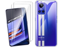 Capa Pezzi Proteção Protetora para Realme Realme Gt Neo 3 Hongwe. Textura Macia Transparente1