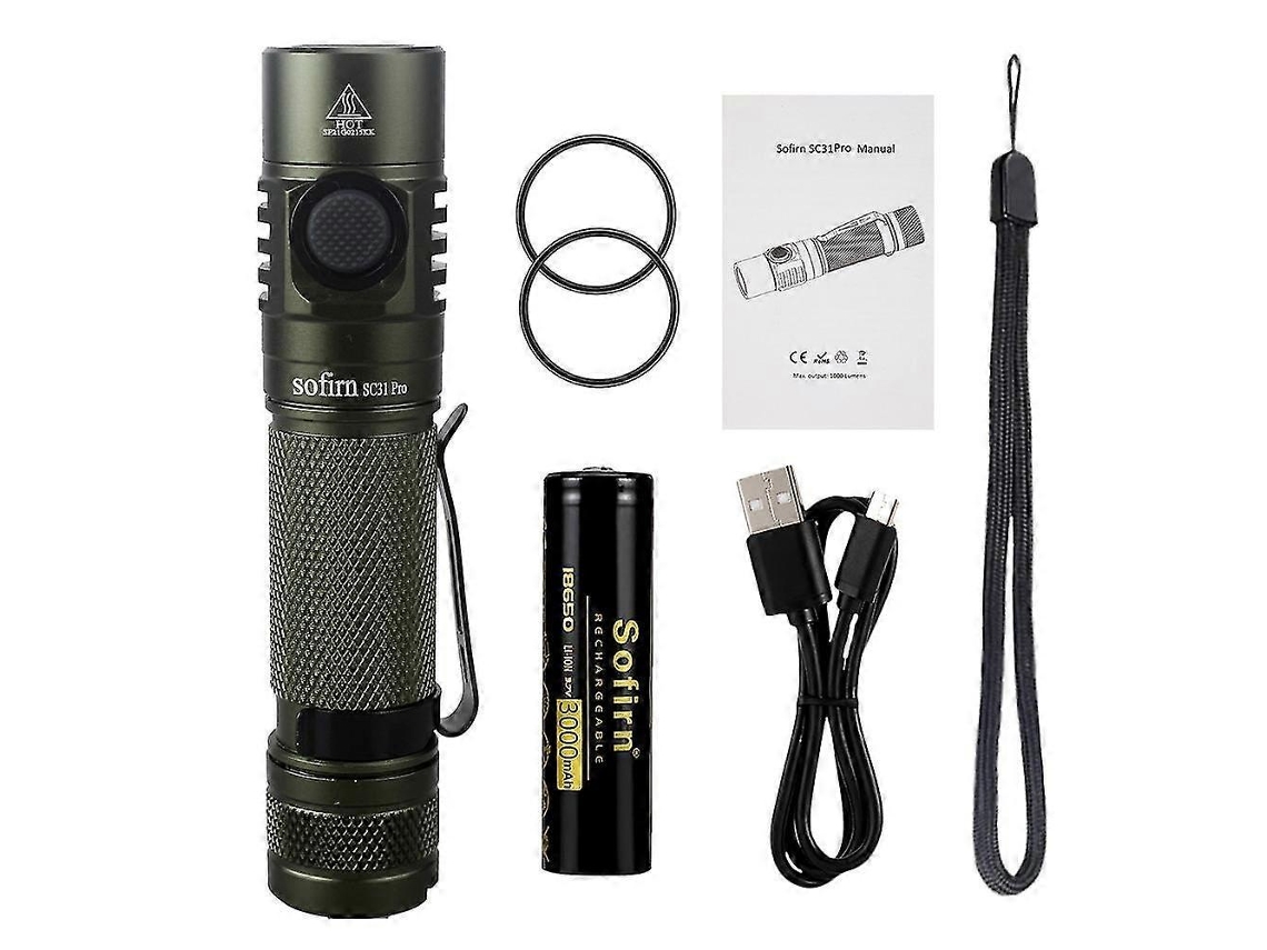 Lanterna Led Recarregável Usb C Sofirn Sc31 Pro 2000lm 2025 Aquaforge