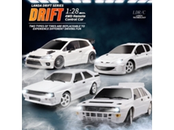 2804 uma Baterialdrc 2802 2803 2804 206 Lancia Quattro Rtr 1/28 2.4g 4wd Drift Luz Led On road Proporcional Brinquedo MDUG