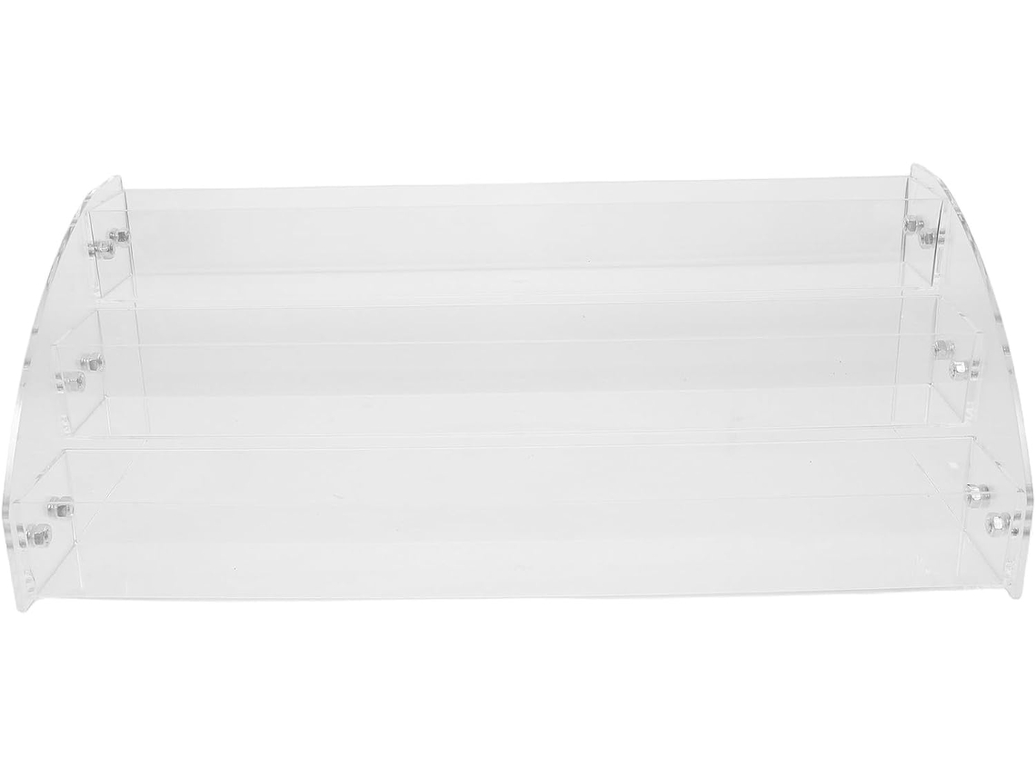 Organizador De Perfumes Transparente 3 Níveis Vicasky, Expositor Para Maquiagem E Cosméticos, Porta Loções E Estatuetas