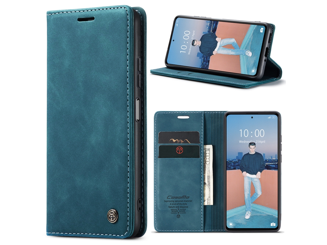 Capa Flip Para Celular Com Slot Magnético Para Cartão Simazul, Xiaomi 15 Ultra Xiaomi 15 Ultra