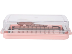 Cortador De Manteiga Em Aço Inoxidável, Caixa Para Armazenar Manteiga Com Tampa Transparente Para A Gokoco