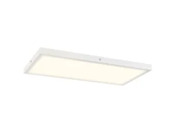 Candeeiros de Teto Aço, Plástico Cor Branco 60x30x3.7 cm Homcom