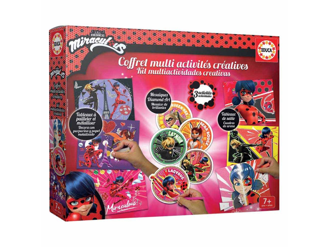 Kit de Várias Atividades Miraculous Ladybug Rosaeduca Borras