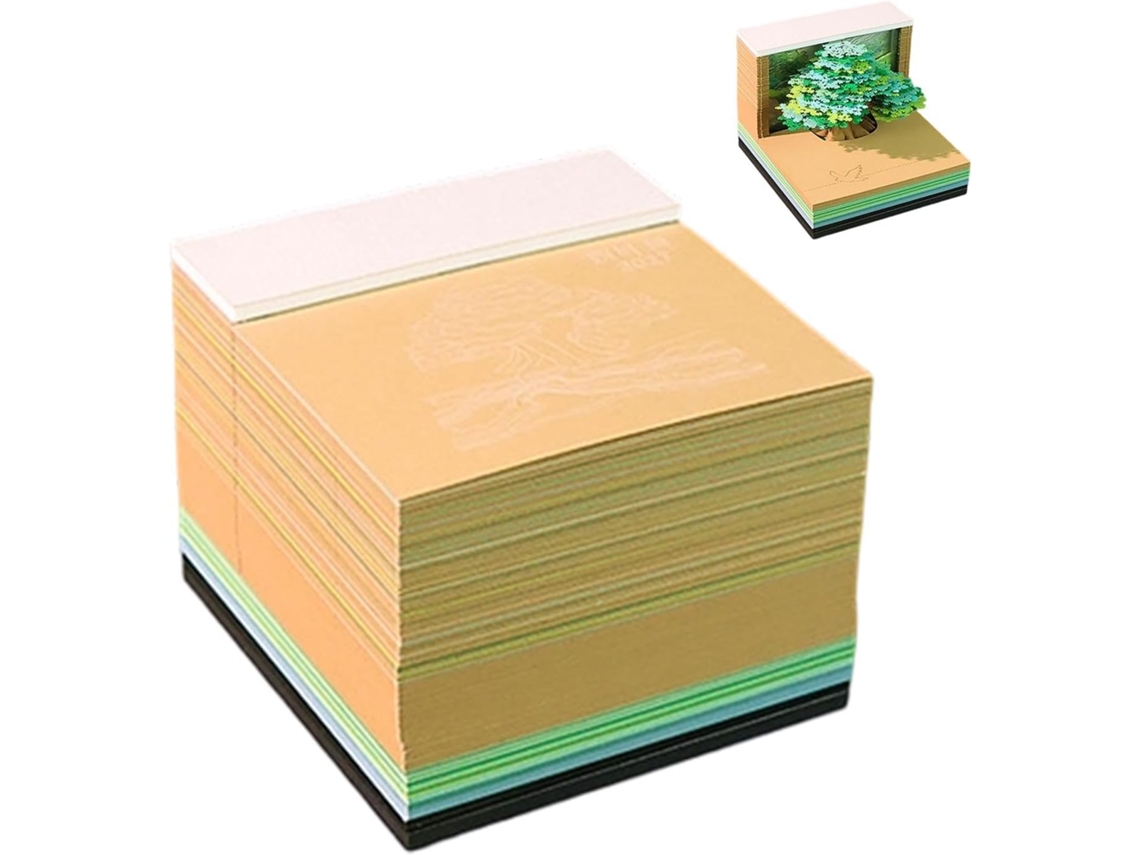 Calendrier 3d 2027 Bloco De Notas Em Forma De Árvore Com Luz Led