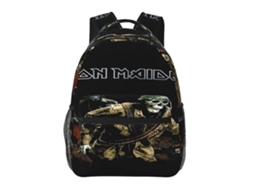 Mochila Iron Maiden K235 Para Escola E Trabalho, Leve E À Prova Dágua, Mochila Estilosa Para Estudantes E Adultos N235 Olysi Shop