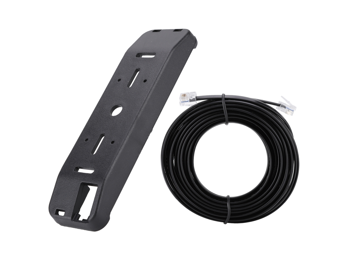 Aetheria painel Preto com Cabo de Extensão Separado para Rádio Walkie Talkie Yaesu Ft 7800 Ft 7900