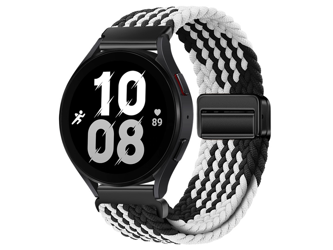 Pulseira de nylon com almofada magnética ZE para Huawei GT 6 GT5 Samsung Galaxy Watch 7, elástica