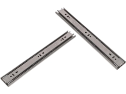 2 Corrediças Para Gavetas De Cozinha Em Aço Laminado