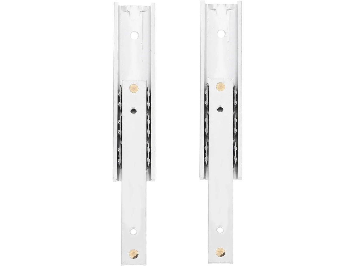 Conjunto De 2 Corrediças Deslizantes Para Gavetas E Armários Cozinha, Trilho Extensível Para Móveis Pequenos 10x 1, 6cm