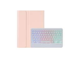 Capa de Teclado Bluetooth para Honor Tablet V7 Pro 11 XIAOMOYU com retroiluminação gradiente de três cores e suporte para Caneta