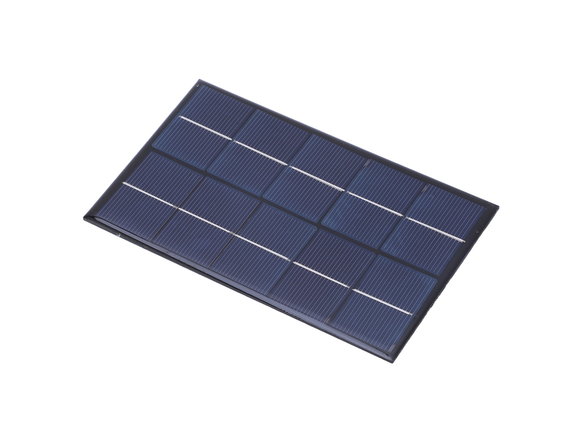 Painel Solar Carregador 2w 5v Eficiente Impermeável Uv Para Ventilador Led Luz Telefone Móvel