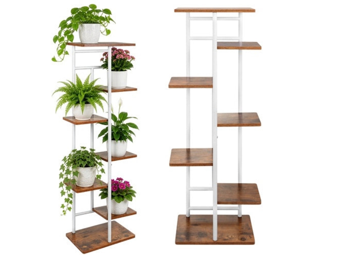 Suporte Para Plantas Metal 7 Níveis Estilo Loft
